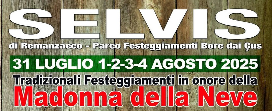 Festeggiamenti a Selvis